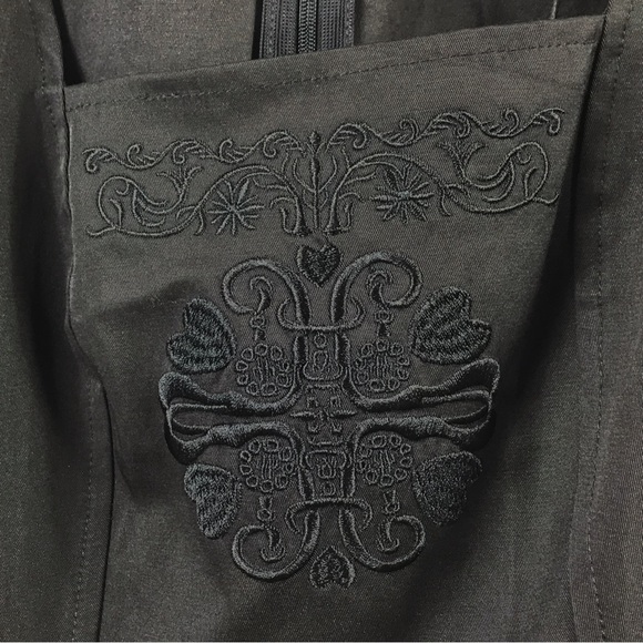 NEW Disturbia Magadalene Midi Dress Black UK 8/US 4 - Picture 4 of 10